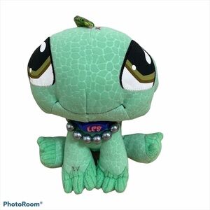 Littlest Pet Shop Iguana NWT Green 2007 Plush Toy